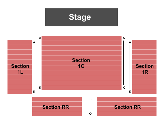 The Forum - Dothan End Stage Seating Chart